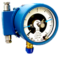 ДА5010Сг0Ех-У2-(-1-0,6...24)кгс/см2-кл.т.1,0 мановакуумметр показывающий сигнализирущий взрывозащищенный