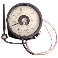 ТКП-160Эк-ЛС59-Б-d16мм-кл.т.2,5 термометр манометрический электроконтактный с длиной капилляра до 10м