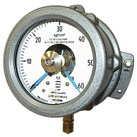 ДМ2005Сг1Ех-Т2-(0-1..600)кгс/см2-кл.т.1,5 манометр электроконтактный взрывозащищенный