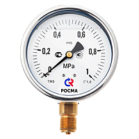 ТВ-320Р.00-(-0,1...0)МПа-G1/4-кл.т.1,5 вакуумметр технический