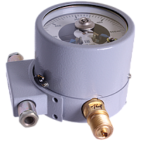 ДМ5010Сг0Ех-У2-(0-160...600)кгс/см2-1,5 манометр показывающий сигнализирующий взрывозащищенный